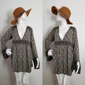 NWT L Free People Tunic Top Blouse Dress